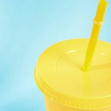 1pc/5pcs/6pcs/10pcs, 710ml/24oz,500ml/16oz Reusable Plastic Cup With Lid And Straw, Reusable Coffee Cup For Hot And Cold Drinks,Suitable For Drinking Water, Milk - Green - View 3