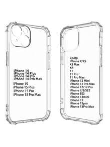 Star & Moon Print Clear Case Compatible With IPhone Compatible With IPhone 11,IPhone 13,IPhone 14 Pro Max - Clear - View 7