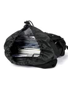 男士旅行背包，高中/中學/大學學生用的大容量書包，帶有USB充電口的商務背包，適用於戶外男士的禮物 - 黑色 - 查看 9