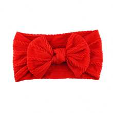 1 Pieza Banda De Cabeza Decorada Con Lazo Para Bebé Adecuada Para Recién Nacidos, Accesorios Para El Cabello De Infantes Y Niños Pequeños, Perfecta Para Todas Las Temporadas, Elástica, Se Adapta A 0-3 Años Y 3-6 Años, Uso Diario