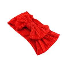 1 Pieza Banda De Cabeza Decorada Con Lazo Para Bebé Adecuada Para Recién Nacidos, Accesorios Para El Cabello De Infantes Y Niños Pequeños, Perfecta Para Todas Las Temporadas, Elástica, Se Adapta A 0-3 Años Y 3-6 Años, Uso Diario