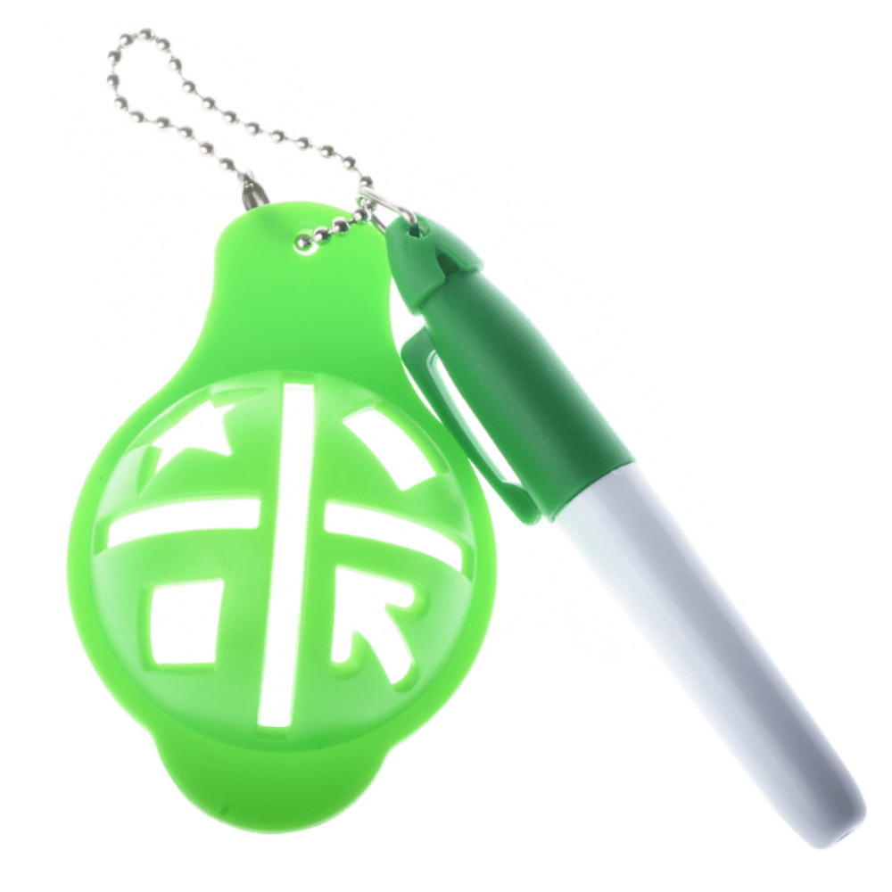 Golf Ball Line Marker Drawing Tool and Marks Pens Set Template