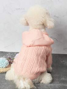 Áo len Thú cưng - Hồng - Xem 5