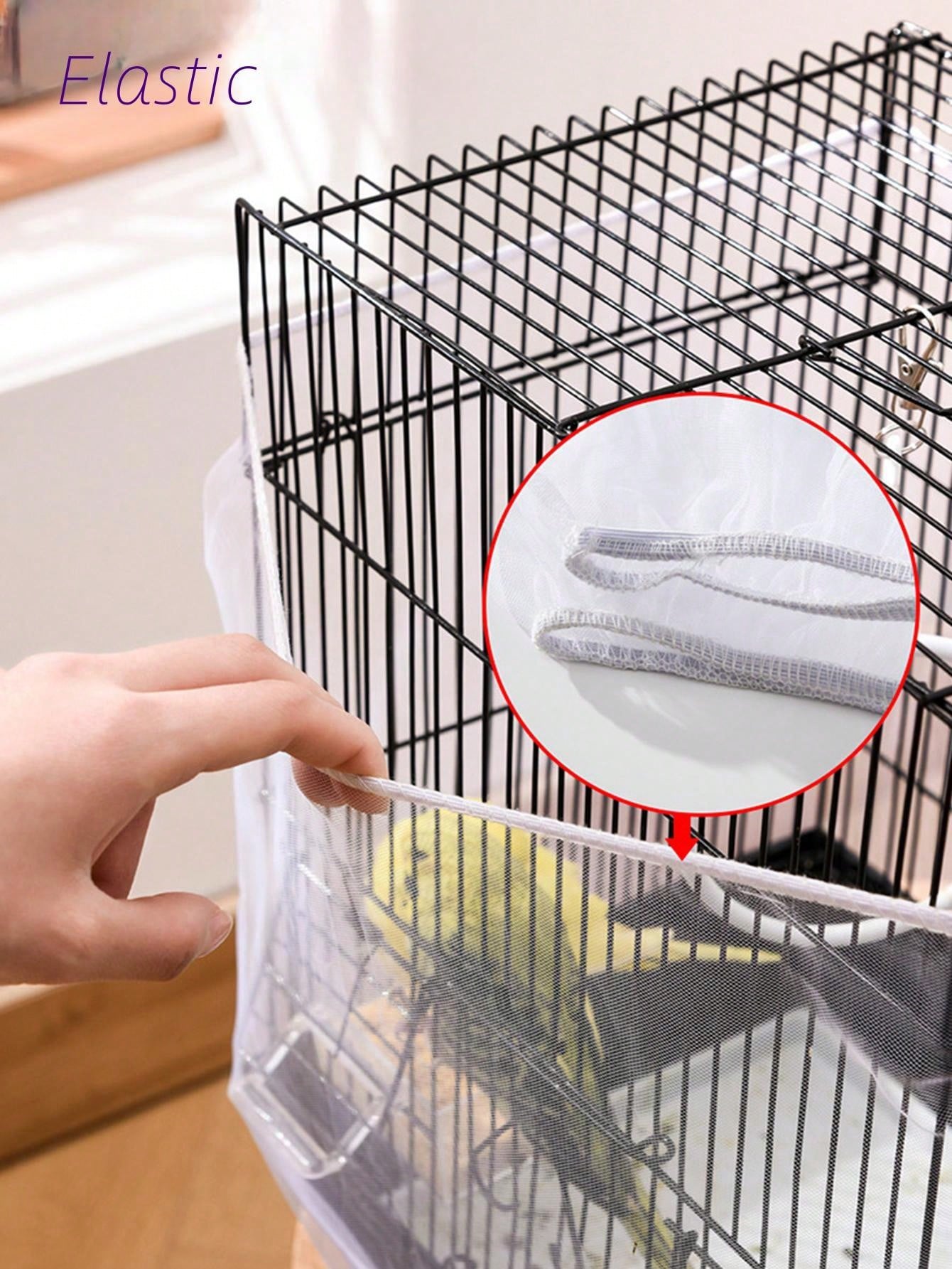 Bird Cage Seed Catcher,Nylon Mesh Parrot Net,Feather Seed Catcher,Seed Catcher G