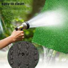 1 件人造草墊適用於狗和其他寵物,可用於雞舍、蛋盤,作為寵物墊和小狗如廁訓練墊的替代品,室內/室外使用,易於清潔和清洗,適合所有寵物 - 綠色 - 查看 6