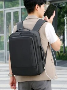 Simple Business Style Solid Color High-End Texture Bag And Winter New Fashion Handbag Casual Versatile Shoulder Bag, Commuting Travel, Travel Large Capacity Backpack Cabin Bag Summer School Bag Christmas Gift Bag Backpack Vacation Hip Bag Gifts Bag Holiday Essentials Camping Back To School Beach Bag Laptop Case The Sporty Life Men Bags Black Bag Bag Pack Backpacks Travel Must Haves Large Bag Spring Bags For Travel Laptop Bag Travel Bag Office Accessories