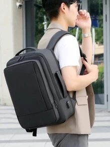 Simple Business Style Solid Color High-End Texture Bag And Winter New Fashion Handbag Casual Versatile Shoulder Bag, Commuting Travel, Travel Large Capacity Backpack Cabin Bag Summer School Bag Christmas Gift Bag Backpack Vacation Hip Bag Gifts Bag Holiday Essentials Camping Back To School Beach Bag Laptop Case The Sporty Life Men Bags Black Bag Bag Pack Backpacks Travel Must Haves Large Bag Spring Bags For Travel Laptop Bag Travel Bag Office Accessories