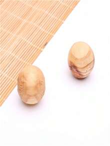 5pcs Natural Fragrant Wooden Balls Replacing Mothballs For Cupboard Mothproof And Mildewproof - Apricot - View 10
