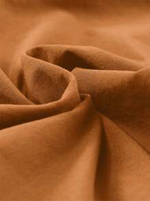 Women Pocketed High Waisted Sweatpants - Brown - View 10