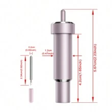 1 Stück Bonded-gewebe Klinge Kompatibel Mit Maker 3/maker/venture/explore 3/explore Air 2/air/one, Stoff Klinge Zum Schneiden Von Bonded-geweben - Polyester, Seide, Denim, Filz Und Mehr