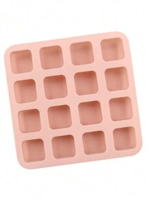 1 个 16 腔方格硅胶模具，适用于果冻、布丁、肥皂、 - 藕粉色 - 查看 2