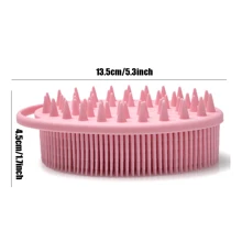 1 Stück Tiefenreinigender Körperpeeling-Werkzeug aus Silikon-Material, Körperbürste, geeignet für Frauen und Männer, Bad und Körperpflege, Dusche, Wohnzimmer-Heim-Schlafzimmer-Badezimmer-Dekoration, Reiseartikel, Hochzeit, Party, Geburtstag, Geschenke für Männer, Mütter, Väter, Freunde, Neujahr, Accessoires, witziges Geschenk