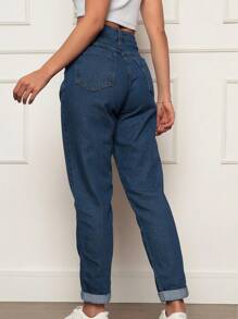 Women Jeans - Rửa tối - Xem 2