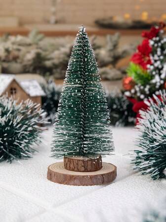 1pc Mini Desk Christmas Tree Decoration, Kids' Gift