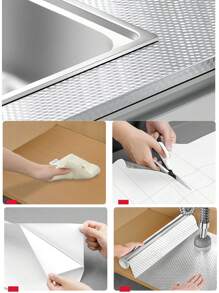1 pieza Adhesivo de pared resistente al calor, al agua y a las manchas de aceite, papel tapiz de aluminio para gabinetes, adhesivos, decoraciones de pared, vinilos decorativos para decoración del hogar, artículos de decoración primaveral para renovar su hogar, pegatinas de decoración Rama para decoración de habitación, decoración de pared, decoración de baño, decoración de dormitorio, decoración de sala de estar, decoración del hogar, papel tapiz de sala de estar