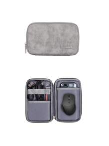 Canvas Artisan Combination Suit Shockproof Laptop Sleeve Bag Waterproof Slim Laptop Case Compatible With Macbook Surface Book, Laptop Bags, Portable Laptop Sleeves - Grey - View 9