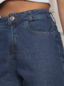 Women Jeans - Rửa tối - Xem 3