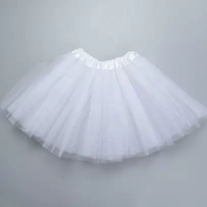 Saia De Tule Lisa 30cm E 40cm Festa Fantasia Canaval