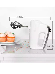 Batidora De Inmersión De Mano 5 Vel Marca Black+decker Helíx Performance Turbo - Blanco - Ver 7