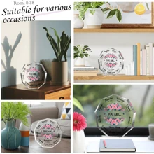 1件基督教礼物，送给女性，生日礼物，励志礼物，宗教礼物，灵性礼物，天主教礼物，送给妈妈、朋友、女同事、姐妹、基督徒家庭、办公室装饰标牌