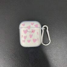 Herz förmige Kopfhörertasche für Valentinstag kompatibel mit AirPods Pro, AirPods 2/3 Schutzhülle, AirPods 4 Kopfhörertasche