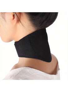 Self-heating neck support with neck bracket and warm tourmaline support magnetic neck protector - Black - View 3