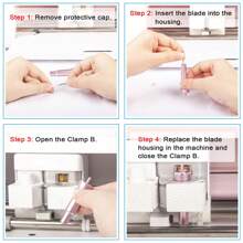 1 Stück Bonded-gewebe Klinge Kompatibel Mit Maker 3/maker/venture/explore 3/explore Air 2/air/one, Stoff Klinge Zum Schneiden Von Bonded-geweben - Polyester, Seide, Denim, Filz Und Mehr