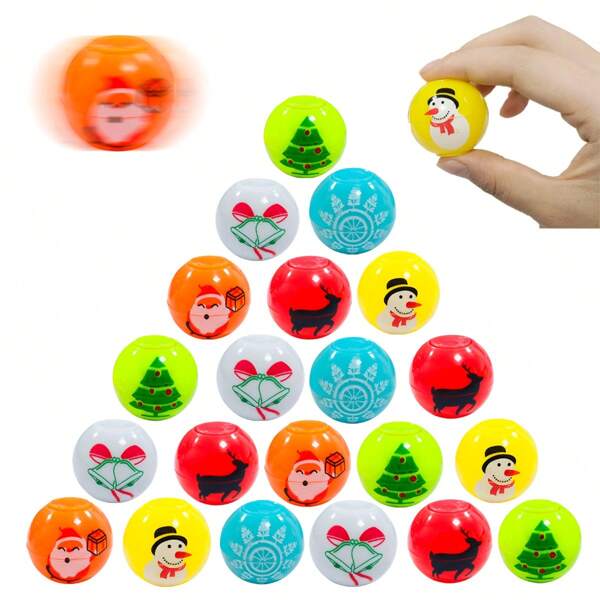 6/12/24 Pièces Mini Jouets Boules Spinner Fidget, Jouets Sensoriels Spinner À Doigt Pour Faveurs De Fête (aléatoire)