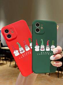 2pcs Cute Christmas Cartoon Pattern TPU Frosted Anti-Fall Phone Case Compatible With IPhone 16/11/12/13/14/15/15pro/15 Plus/15 Promax/7plus/8plus/X/Xs Max/Xr/11pro/12pro/13pro/14pro/12mini/13mini/11promax/12promax/13promax/14promax/14plus/6/6s/6plus/7/8/16Pro/16plus/16promax/Se&Galaxy/A54/A14/A12/A13/A15/A32/A33/A24/A52S/S20/S21/S22/S23/S24/S23Plus/S24ultra - Multicolor - View 3