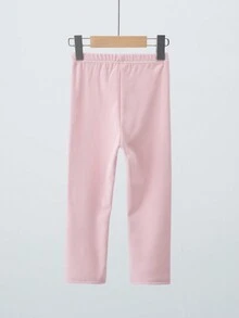 4入組女孩卡通圖案秋冬褲襪 - 粉色 - 查看 2