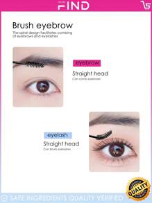 50pcs Disposable Eyelash Brush Set Lash Extension Tool, Eyelash Curler Comb Wands For Eyebrow, Findcolor (Directly Sold By Factory) - Black - View 5