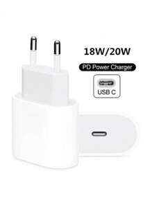 Fonte Carregador para iPhone Turbo Cabo Tipo C Lightning 20w - Branco - Visão 3