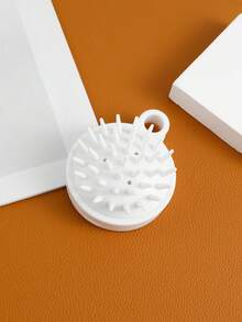 1支女士白色簡約時尚洗髮按摩梳