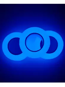 Fluorescent Waterproof Night Light Sticker Tape, Suitable For Stairs, Mountain Bikes, Motorcycles, Cars, Can Make Your Home A Beautiful Scenery - Blue - View 1