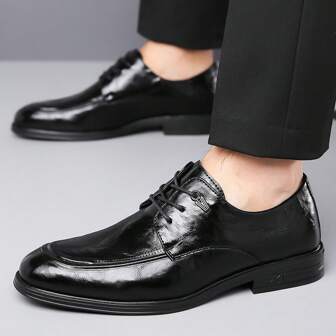 Casual, Fashionable, Classic Business Formal Pu Leather Shoes