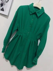 Women Blouses - 綠色 - 查看 1