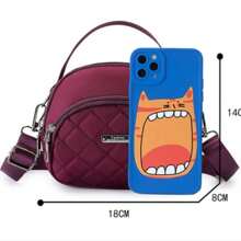 Women's Waterproof Bag Crossbody Fanny Pack Backpack - Red - View 2