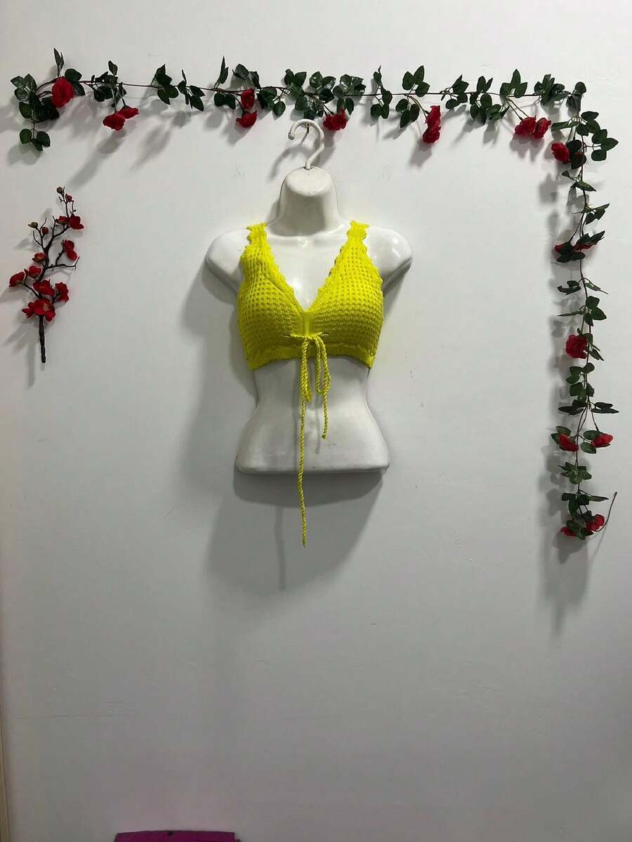 Women Tank Tops & Camis - Lime Green - View 1