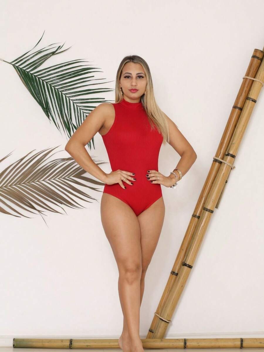 Women Bodysuits - Đỏ - Xem 1