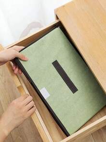 Túi lưu trữ có thể Gập lại - màu xanh lá - Xem 4