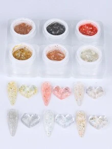 5毫升冰清白色薈石指甲凝膠,diy閃粉指甲凝膠設計,可浸泡uv指甲凝膠,diy繪畫指甲藝術色漆,適用於修指甲 - 白色 - 查看 9