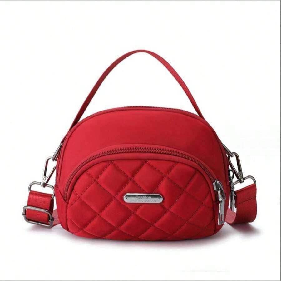 Women's Waterproof Bag Crossbody Fanny Pack Backpack - Red - View 1