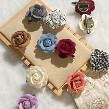 1 件美丽温柔的淑女山茶花发夹、花胸针、两用别针配饰