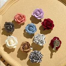 1 件美丽温柔的淑女山茶花发夹、花胸针、两用别针配饰