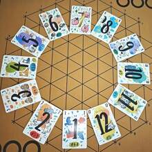 1 Pieza Juego De Cartas De Papel De Mesa Nana - Multicolor - Ver 5