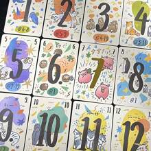 1 Pieza Juego De Cartas De Papel De Mesa Nana - Multicolor - Ver 7