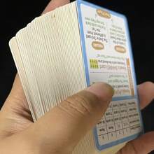 1 Pieza Juego De Cartas De Papel De Mesa Nana - Multicolor - Ver 3