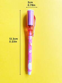 5 Piezas Resaltador De Texto Invisible De Marcado, Pluma Mágica Fluorescente De Tinta Uv, Brilla En La Oscuridad, Para Niños - Multicolor - Ver 6