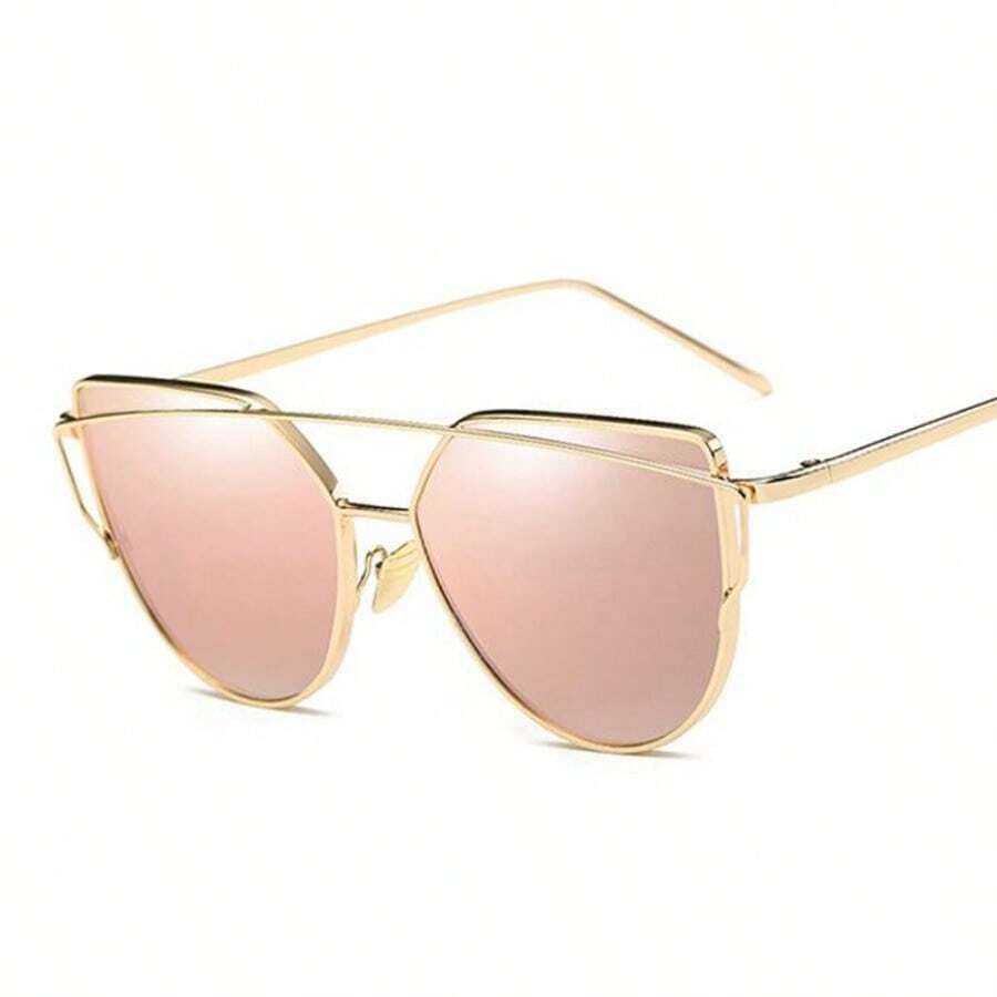 1 Pc Sexy Retro Cat Eye Fashion Glasses Women Brand Designer Metal