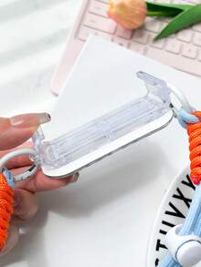 1入組鏡面手機防丟夾,可伸縮通用手機背夾,十字胸掛手機掛繩 - 彩色 - 查看 6